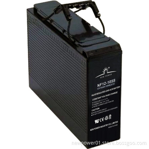 12V105Ah Front Terminal Lead Acid Battery (NF 12-105)